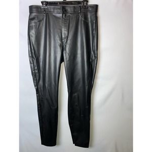 Zara Faux Leather Legging, 2XL